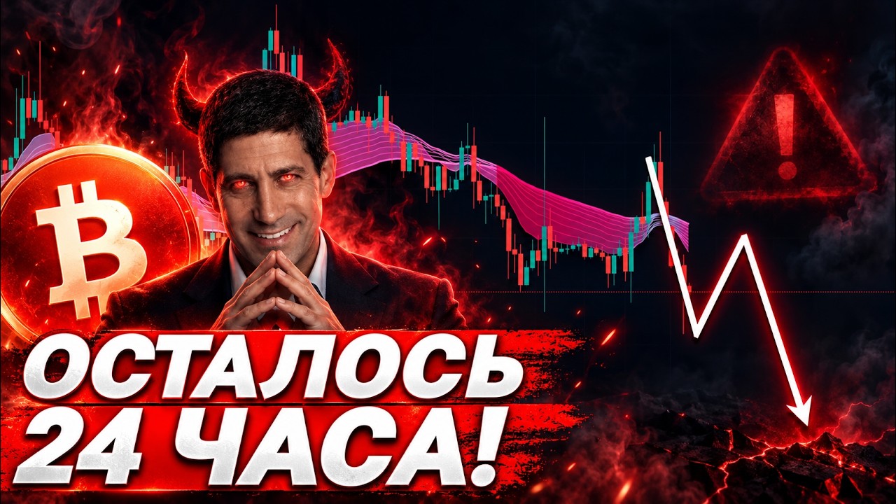 🚨СРОЧНО: БИТКОИН МОЖЕТ РУХНУТЬ ЗАВТРА!