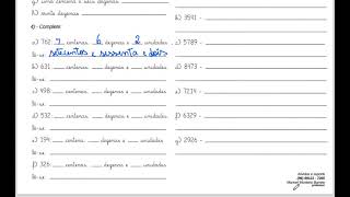 Hora da aula - Matemtica - Classes e ordens dos nmeros
