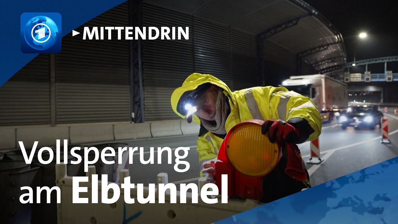 Hamburg: Baustelle in XXL für den Autobahn-Decke l tagesthemen mittendrin