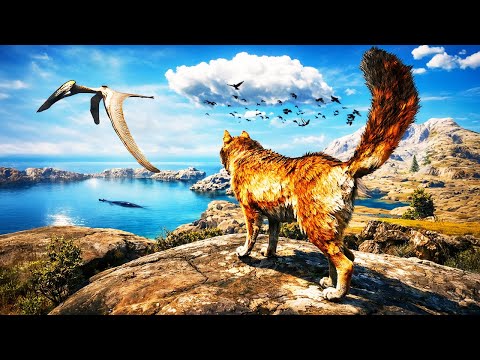 SURVIVING and Hunting as a DIREWOLF Pack in a Prehistoric Swampland..