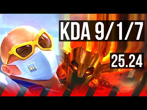 URGOT vs MORDEKAISER (TOP) | 9/1/7 | NA Master | 25.24