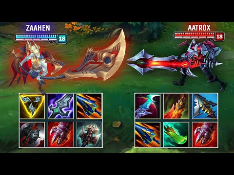 ZAAHEN vs AATROX FULL BUILD FIGHTS & Best Moments!