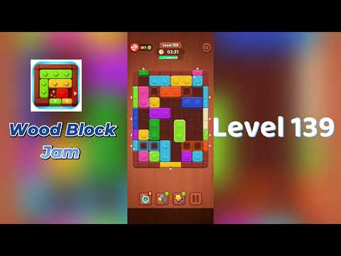 Wood Block Jam Level 139 Walkthrough | Step-by-Step Guide 🧩 | SolutionGuruji