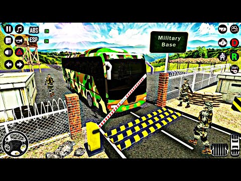 Drive Army Bus Transport Duty Us Soldier 2019 || Offroad Driving Bu || Unique Games