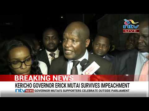 Kericho Governor Eric Mutai: I am not perfect, but God gives second chances