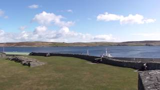 GO BIKE HOME 2013, Lerwick, le fort Charlotte, SHETLAND