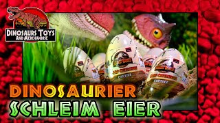 Schleimige DINOSAURIER Überraschungs Eier | Oster SPECIAL 2022| Jurassic World CAPTIVZ Schleim Eier
