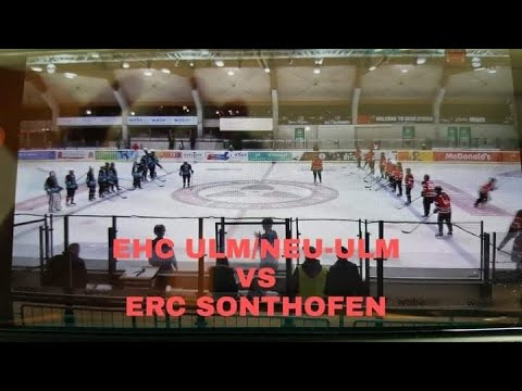 EISHOCKEY LANDESLIGA SAISON 2020/2021 EHC ULM/NEU - ULM VS ERC SONTHOFEN