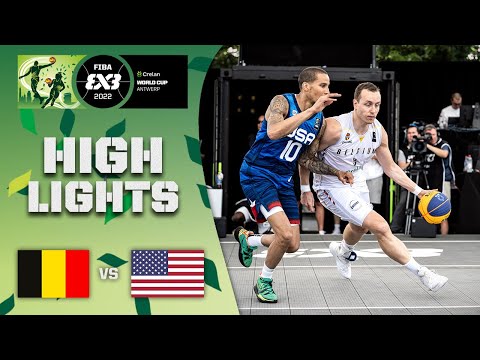 Belgium v USA | Men | Highlights | Crelan FIBA 3x3 World Cup 2022