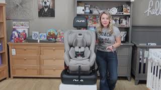 How to Install the NUNA RAVA NEXT Rear Facing | Lap/Shoulder Belt Method