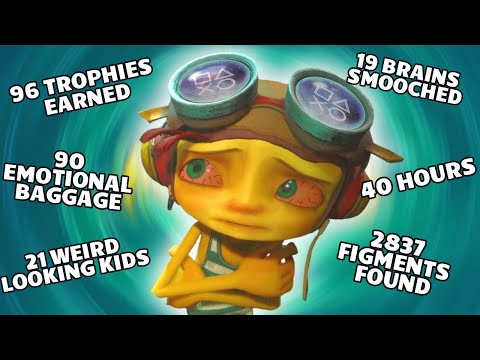 I Platinum'd EVERY Psychonauts Game!