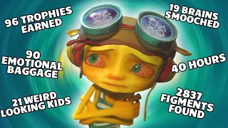 I Platinum'd EVERY Psychonauts Game!