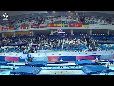 Uladzislau HANCHAROU (BLR) - 2021 European silver medallist, Trampoline