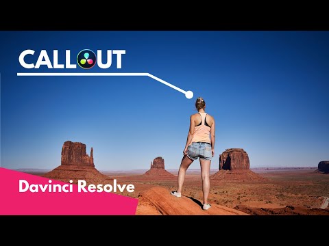 TRACKING, CALLOUTS und ANIMATIONEN in FUSION - Davinci Resolve Tutorial deutsch [2019]