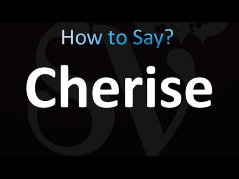 How to Pronounce Cherise (correctly!)