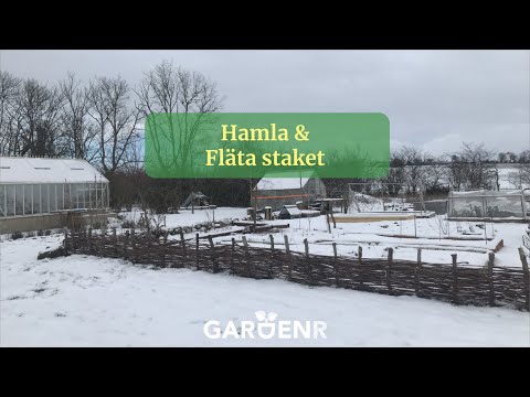 Hamla och fläta staket - Trädgårdshacks med GardenR