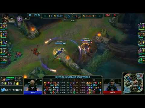CLG vs NV Highlights Game 1 NA LCS Summer 2017
