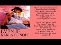 Karla Bonoff - Even If ( + lyrics 1982)
