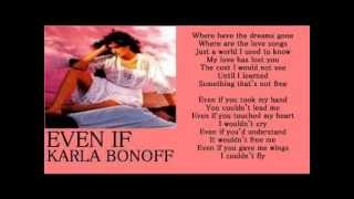 Karla Bonoff - Even If ( + lyrics 1982)