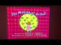 Arthur The Making Of Arthur Title Card