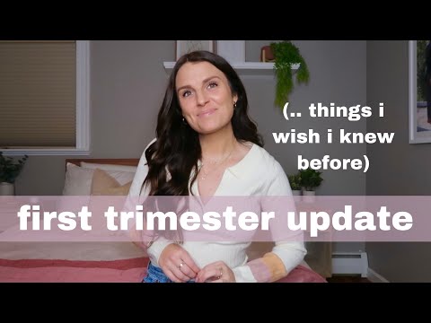 THINGS I WISH I KNEW BEFORE MY FIRST TRIMESTER | first trimester recap!