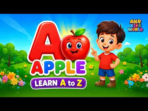 A for Apple | ABCD Song | Phonics Song for Kids | A to Z Alphabet | Nursery Rhymes & Kids Learning video thumbnail