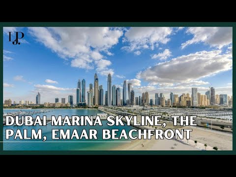 Dubai Marina Skyline, The Palm, Emaar Beachfront