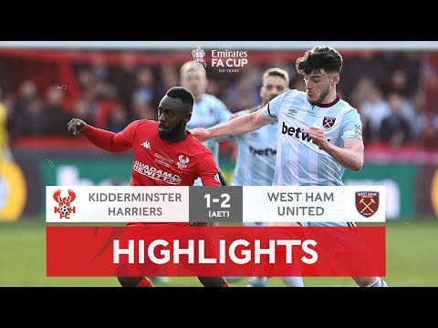 Late Winner Breaks Kiddy Hearts | Kidderminster Harriers 1-2 West Ham (AET) | Emirates FA Cup 21-22