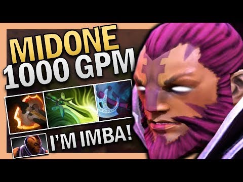 Dota 2 Safelane Anti-Mage with 1000 GPM by Secret.Midone 7.22 Gameplay ROAD TO TI11