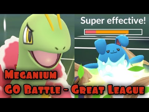 Meganium GO Battle Great League - It's a Force
