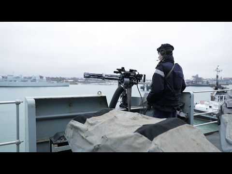 HMS St Albans scrambled from Portsmouth on 23rd December to Escort Russian vessels