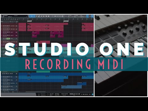 Studio One - How to Record MIDI