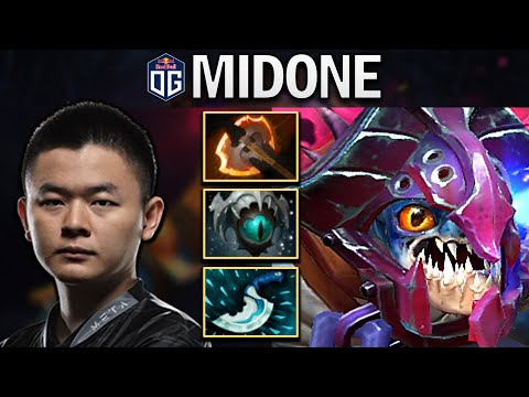 OG.MIDONE SLARK WITH BATTLEFURY - DOTA 2 7.27 GAMEPLAY