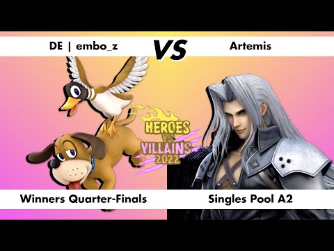 DE | embo_z VS Artemis, Winners Semi-Finals, Pool A2, Heroes VS Villains 2022