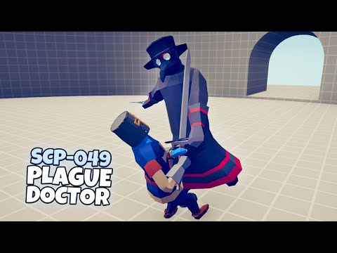 SCP-049 PLAGUE DOCTOR 1 vs 1 UNITS | TABS Totally Accurate Battle Simulator Gameplay