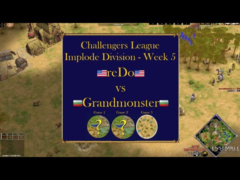 AoM Champions League - reDo vs Grandmonster - Week 5