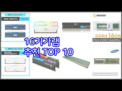 16기가램 추천 스마트 쇼퍼들의 선택 가격, 리뷰, 판매량을 고려한 TOP 10 상품