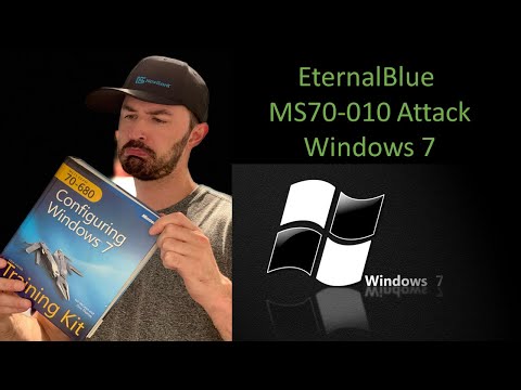 EternalBlue Vulnerability tutorial  MS70-010 in Metasploit - Video 2021 with InfoSec Pat