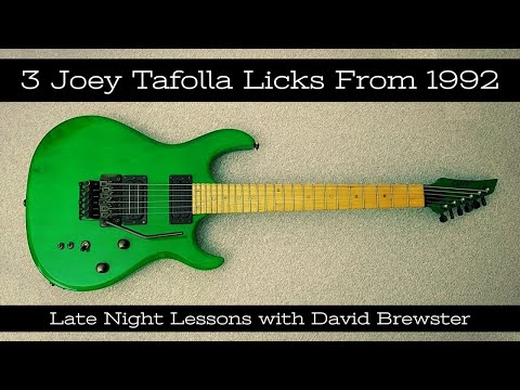 3 Joey Tafolla Licks From 1992
