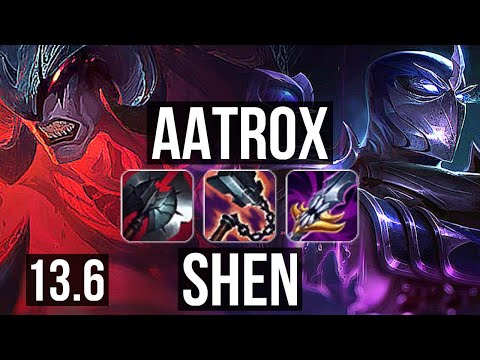 AATROX vs SHEN (TOP) | 11/1/5, 300+ games, Dominating | KR Grandmaster | 13.6