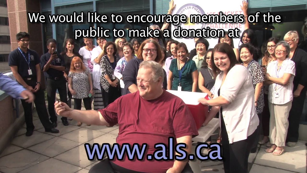 Don Bevers of @TorontoPolice Records Management takes the #IceBucketChallenge