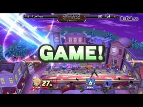 Midwest Mayhem 4 – Top 16 Losers – UR l Ned (Cloud) vs. Powpow (Sonic)
