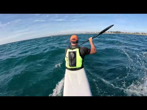 First Paddle on the 2023 ICF Canoe Ocean Racing World Championships Course - 18 October, 2023