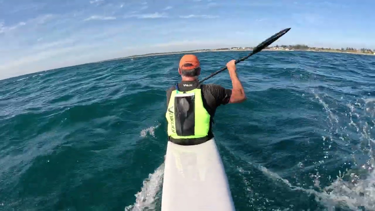 First Paddle on the 2023 ICF Canoe Ocean Racing World Championships Course - 18 October, 2023