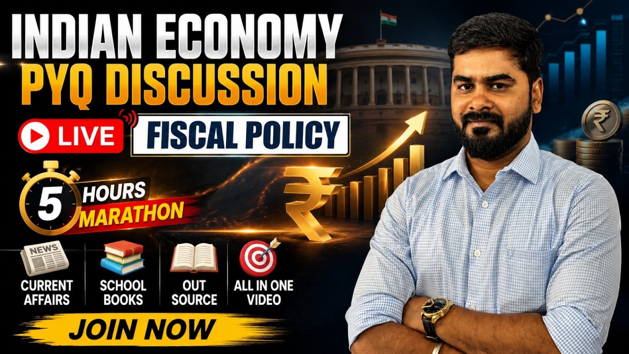 UNIT 5 ECONOMY - LIVE PYQ DISCUSSION PART 2