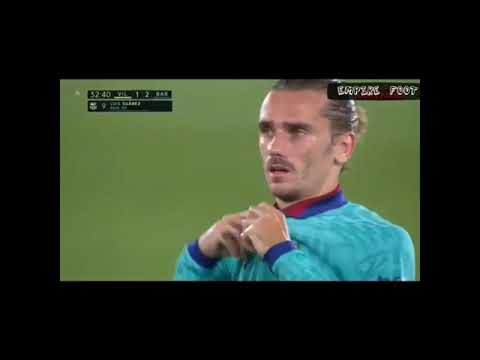 ملخص مبارة برشلوونة 1/4 فياريال♡تألق الساحر ميسي