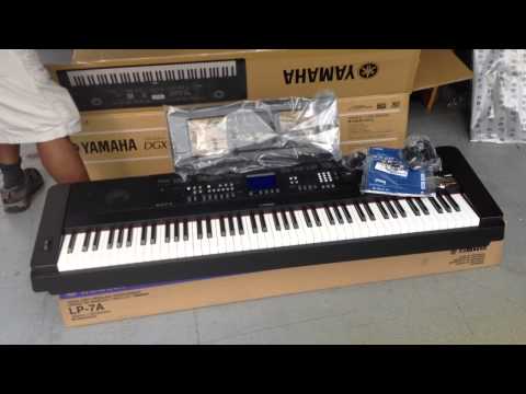 Kris Nicholson Unboxing his New YAMAHA DGX 650B Portable Grand piano