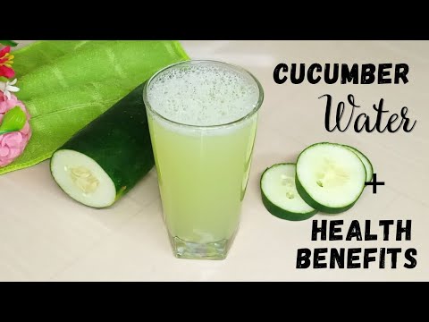 Healthy Cucumber Water Recipe + Health Benefits || Detox Drink for Weight Loss