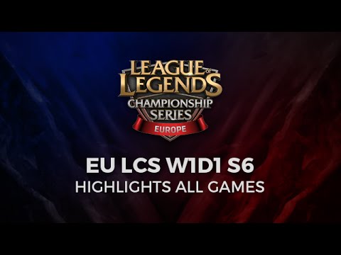EU LCS Highlights All Games Week 1 Day 1 2016 Season 6