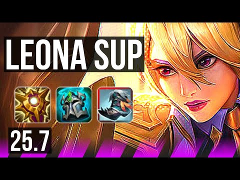 LEONA & Ezreal vs BLITZCRANK & Zyra (SUP) | EUW Master | 25.7